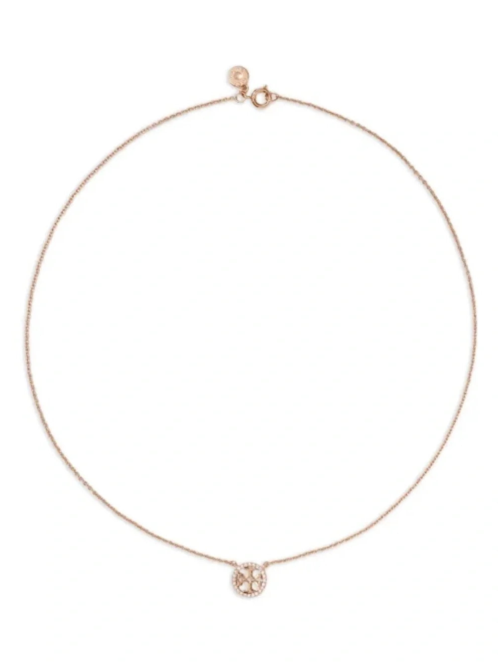 TORY BURCH *NWT* Miller Pave Pendant Necklace and Stud Earring Set in Gift Box